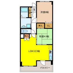 Ｃ・Ｙ・ＷＥＳＴ　２０５の物件間取画像